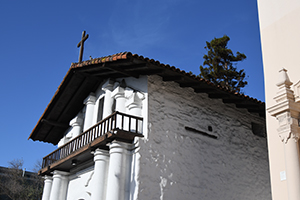 Front facade of Mission church